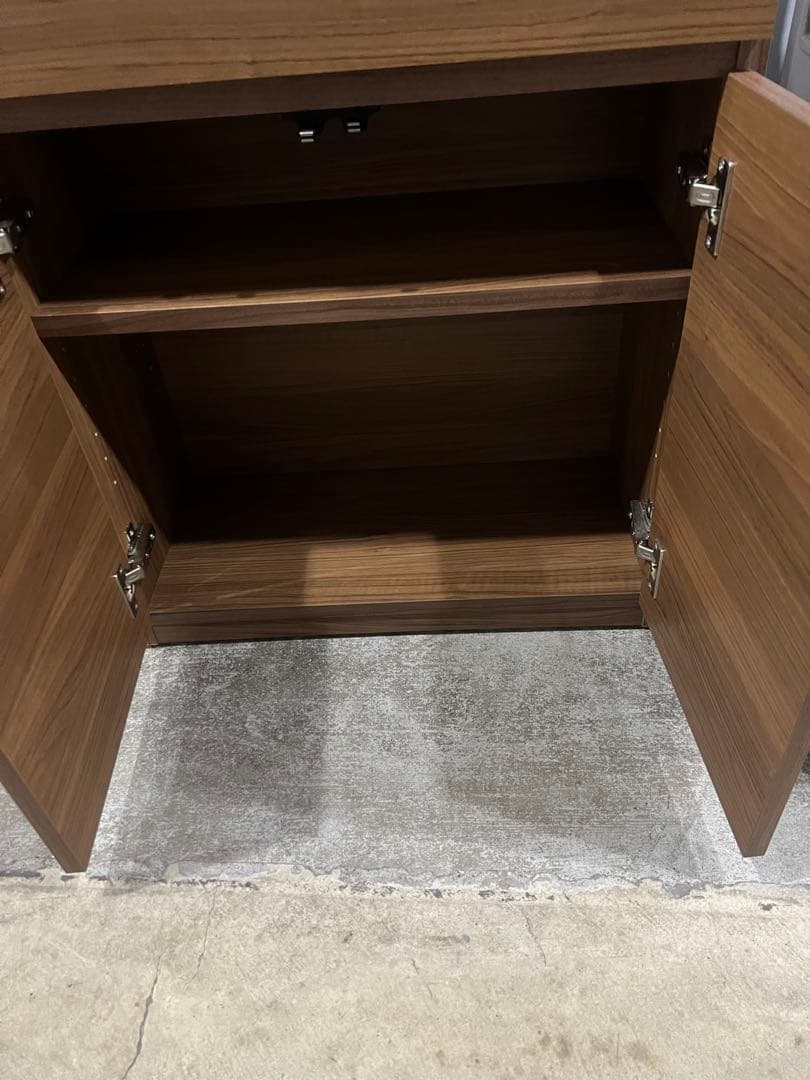 収納カート キッチン収納 グラニト　キャスター付き間仕切りワゴン　扉収納タイプ