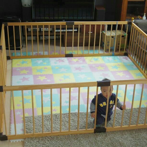 ファルスカ サークル ウッドプレイペン８枚！