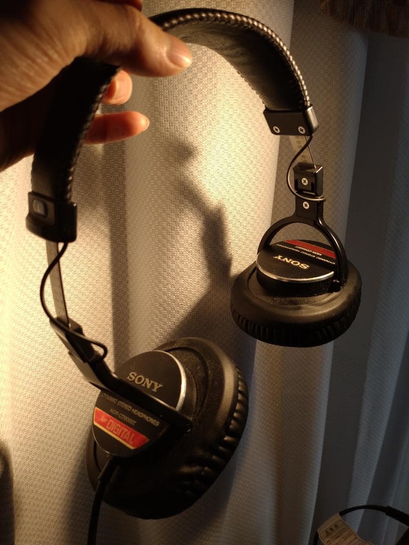 SONY MDR-CD900ST 有線ヘッドホン ※イヤーパッド交換済