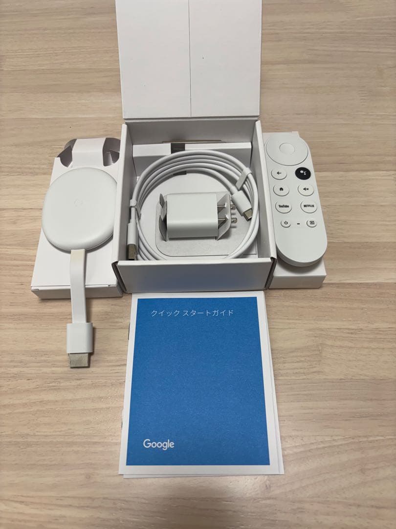 美品　Chromecast with Google TV(4Kモデル)