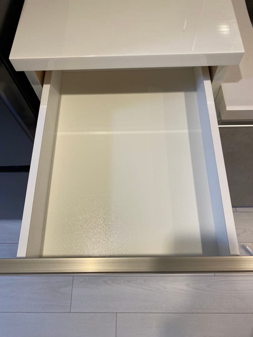 ホワイトキッチン収納 4段引き出し