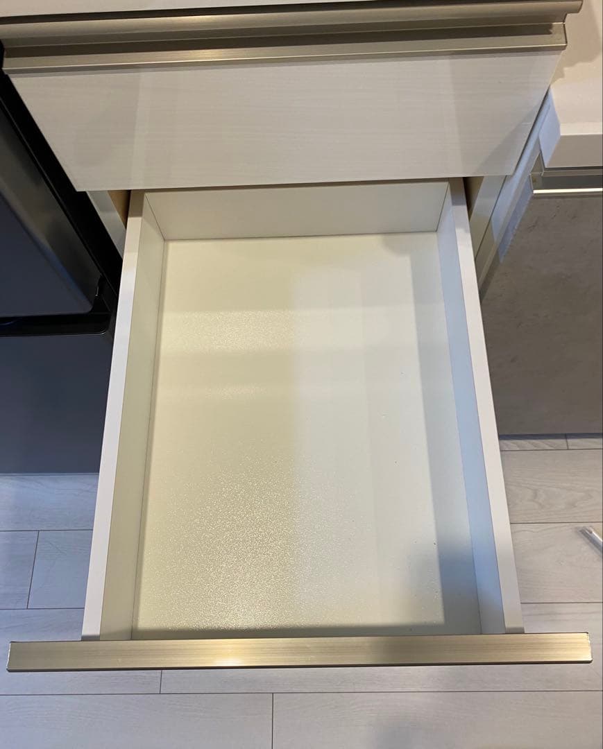 ホワイトキッチン収納 4段引き出し