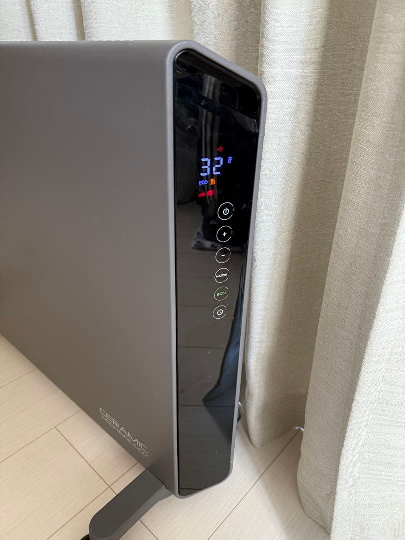 デロンギ コンベクターヒーター HXJ60L12（グレー）