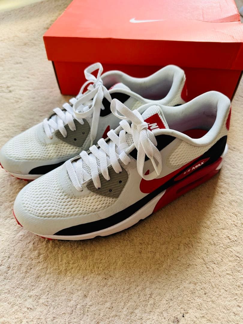 NIKE AIR MAX 90 G 赤 28 ナイキ エアマックス ゴルフ