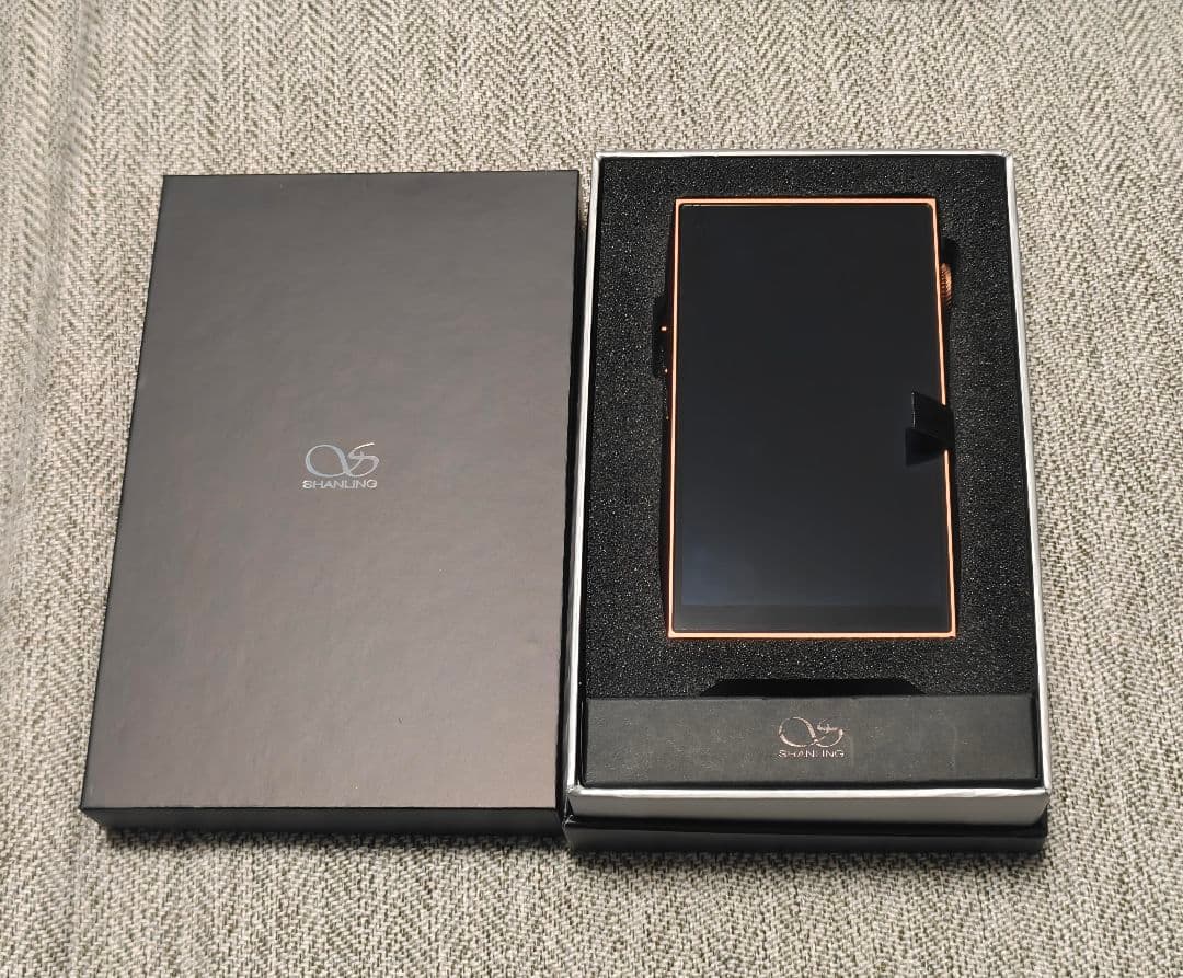 極美品 Shanling M3 Plusモカ TPUケース+レザーケース付き