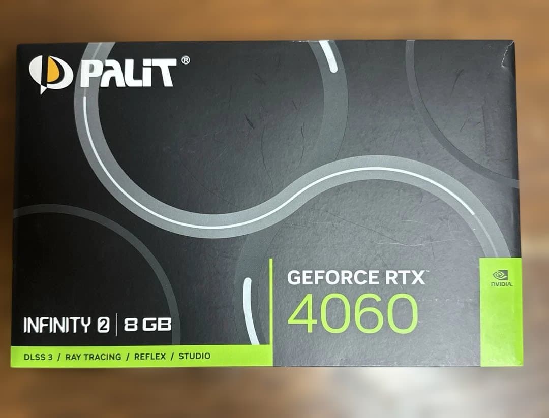 グラフィックボード・グラボ・ビデオカード PALIT GeForce RTX 4060 INFINITY 2 8GB