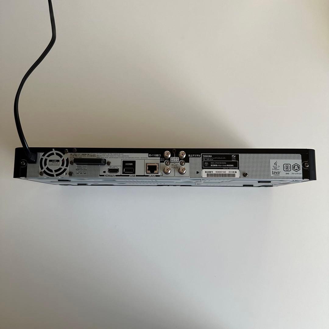 REGZA ブルーレイレコーダー DBR-Z620 新品純正リモコン付き