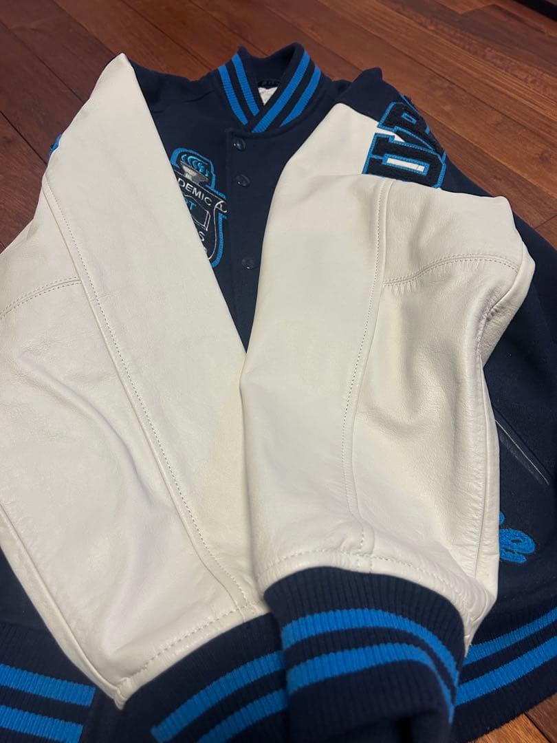 a*必様 Supreme Varsity jacket NAVY