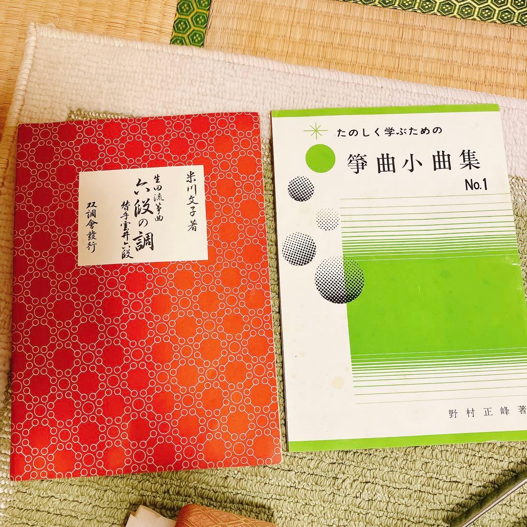 13弦琴　フルセット　琴 13弦 すだれ彫り 練習用セット 付属品多数