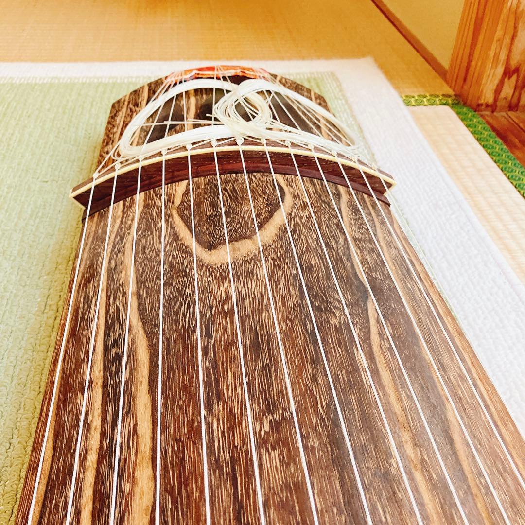 13弦琴　フルセット　琴 13弦 すだれ彫り 練習用セット 付属品多数