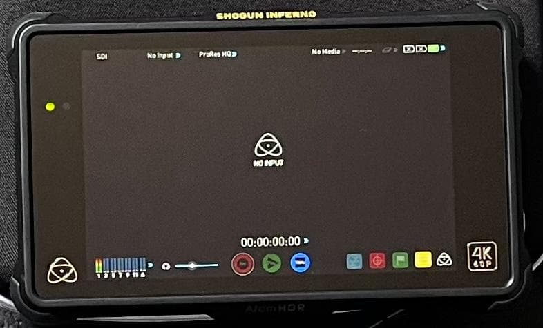 Atomos Shogun Inferno 4K 　7インチ モニターレコーダー