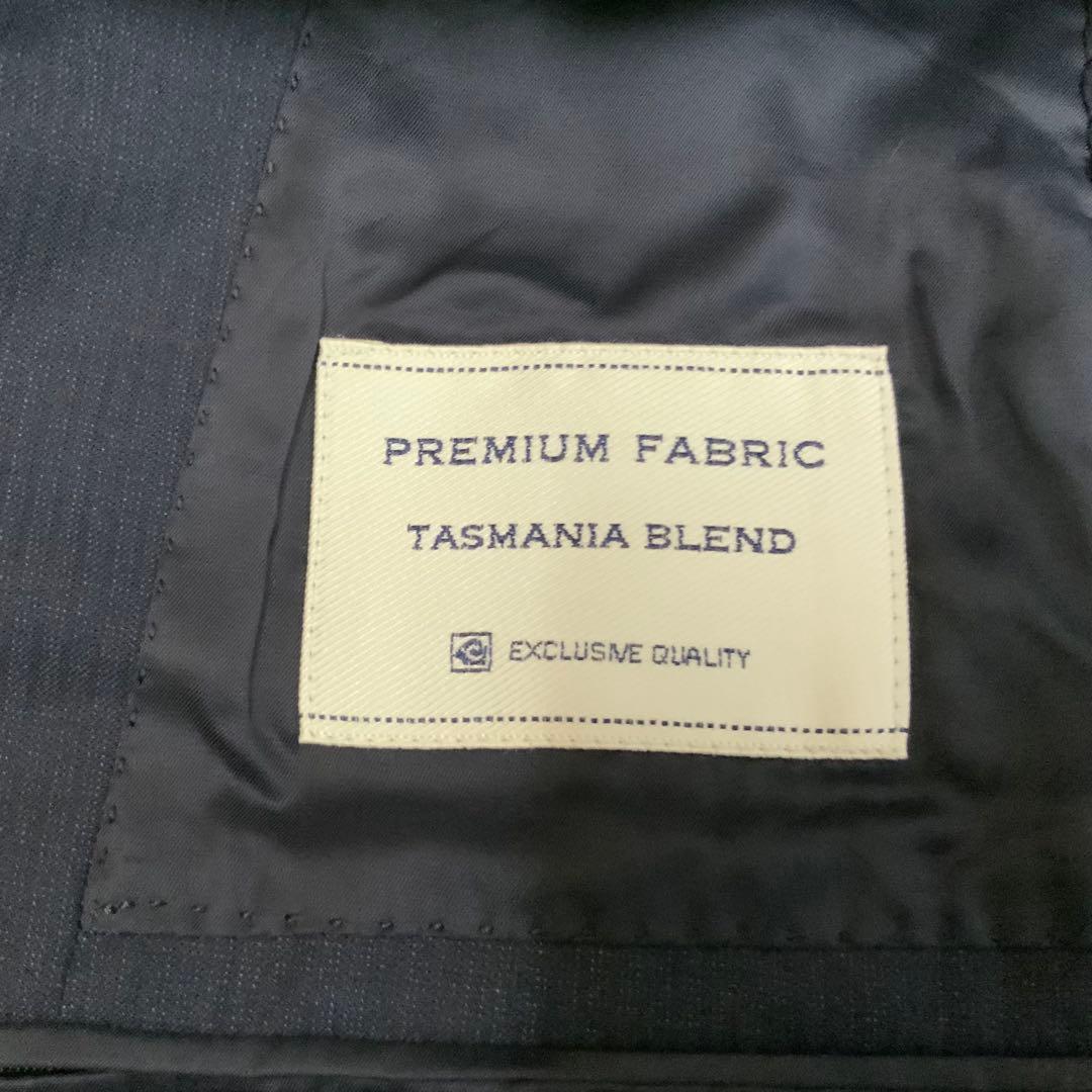 美品 3P タスマニアウール ネイビー スーツ ベスト MAJI メンズ Y4