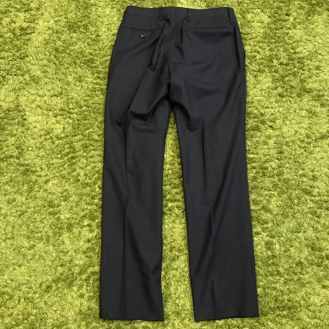 美品 3P タスマニアウール ネイビー スーツ ベスト MAJI メンズ Y4