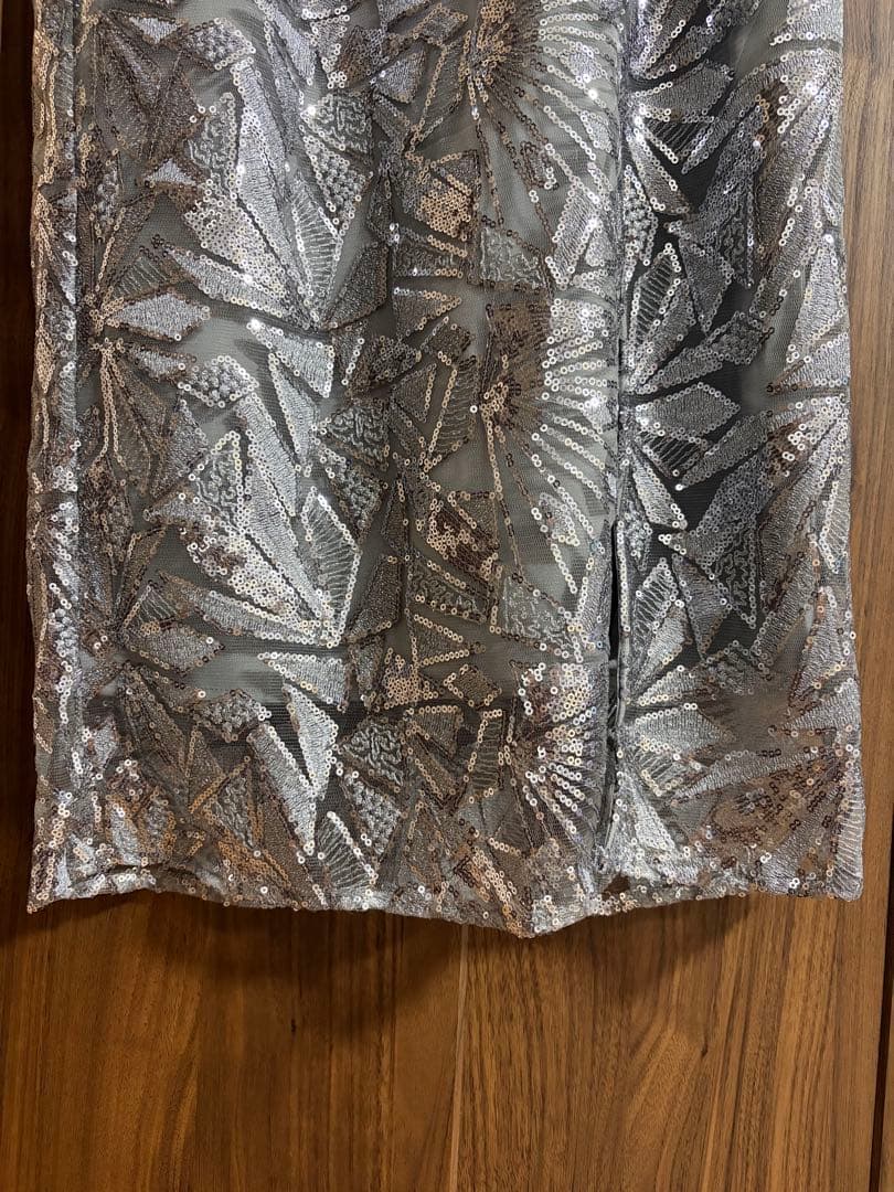 Leja オケージョンドレス お呼ばれドレス スパンコール