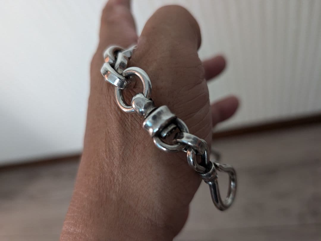 【限界値下げ】ROAD ウォレットチェーン　ショート23センチ・重さ約88グラム