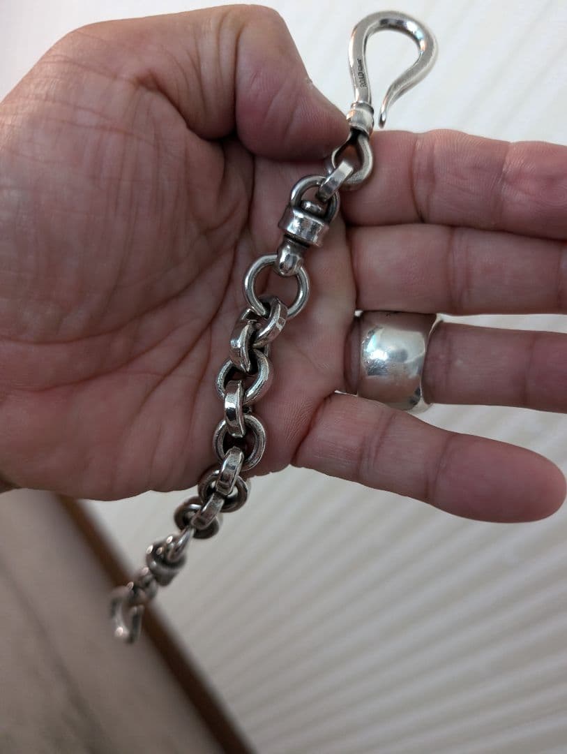 【限界値下げ】ROAD ウォレットチェーン　ショート23センチ・重さ約88グラム