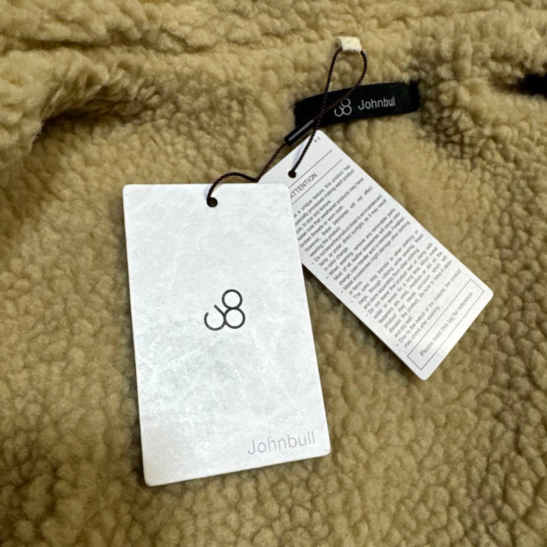 新品 JOHNBULL ジョンブル　裏ボアジャケット デニムジャケット FREE