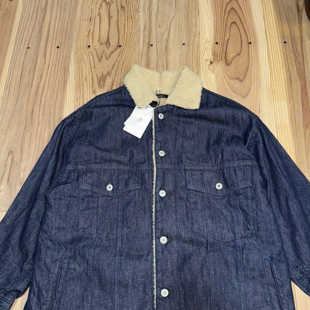 新品 JOHNBULL ジョンブル　裏ボアジャケット デニムジャケット FREE