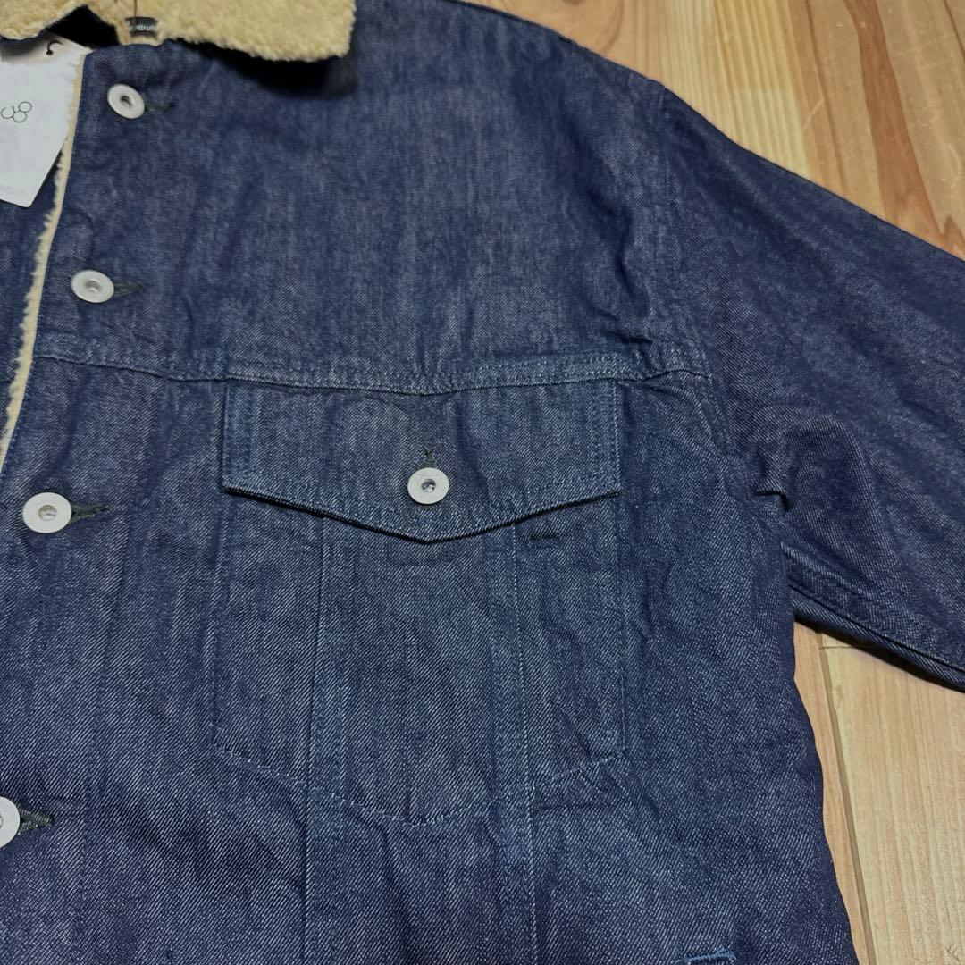 新品 JOHNBULL ジョンブル　裏ボアジャケット デニムジャケット FREE