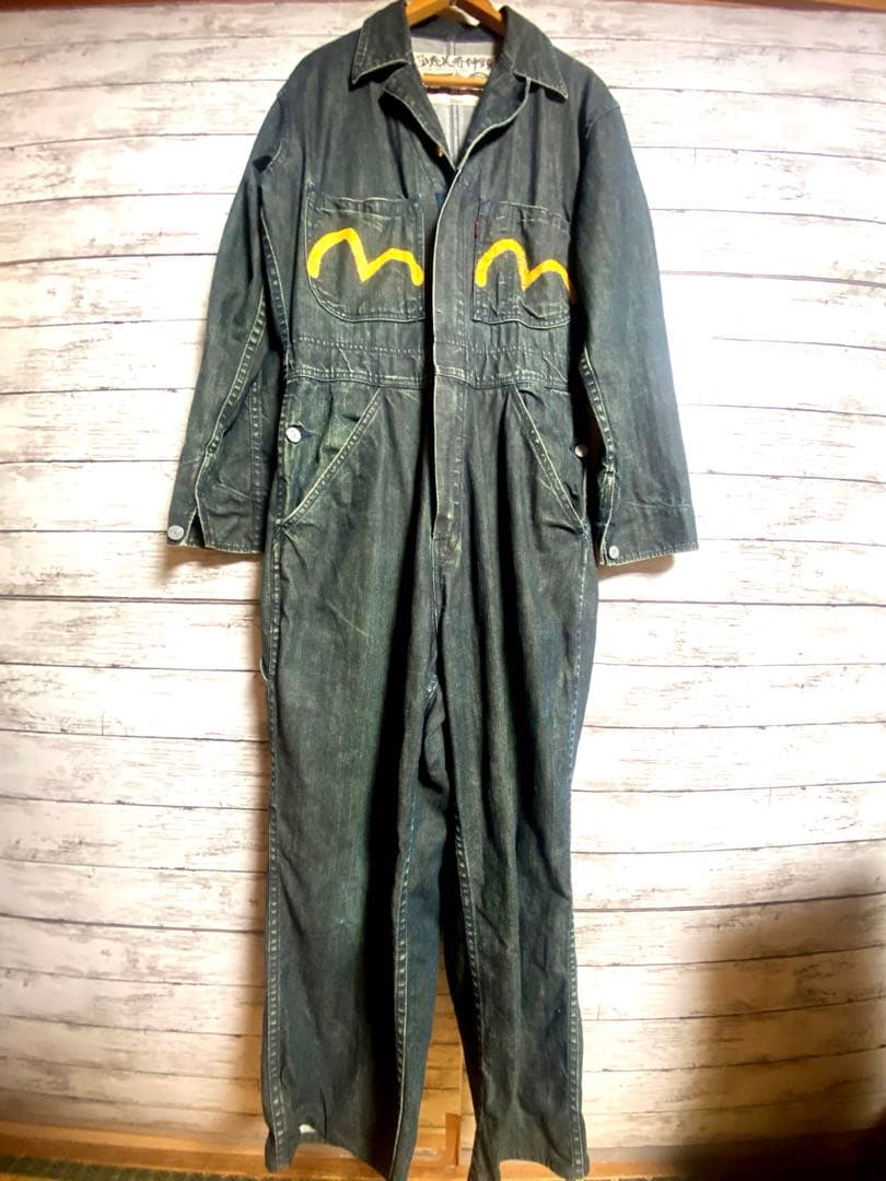 新恵美寿神頭　エヴィス　エビス　つなぎ　オーバオール　デニム　アメカジ