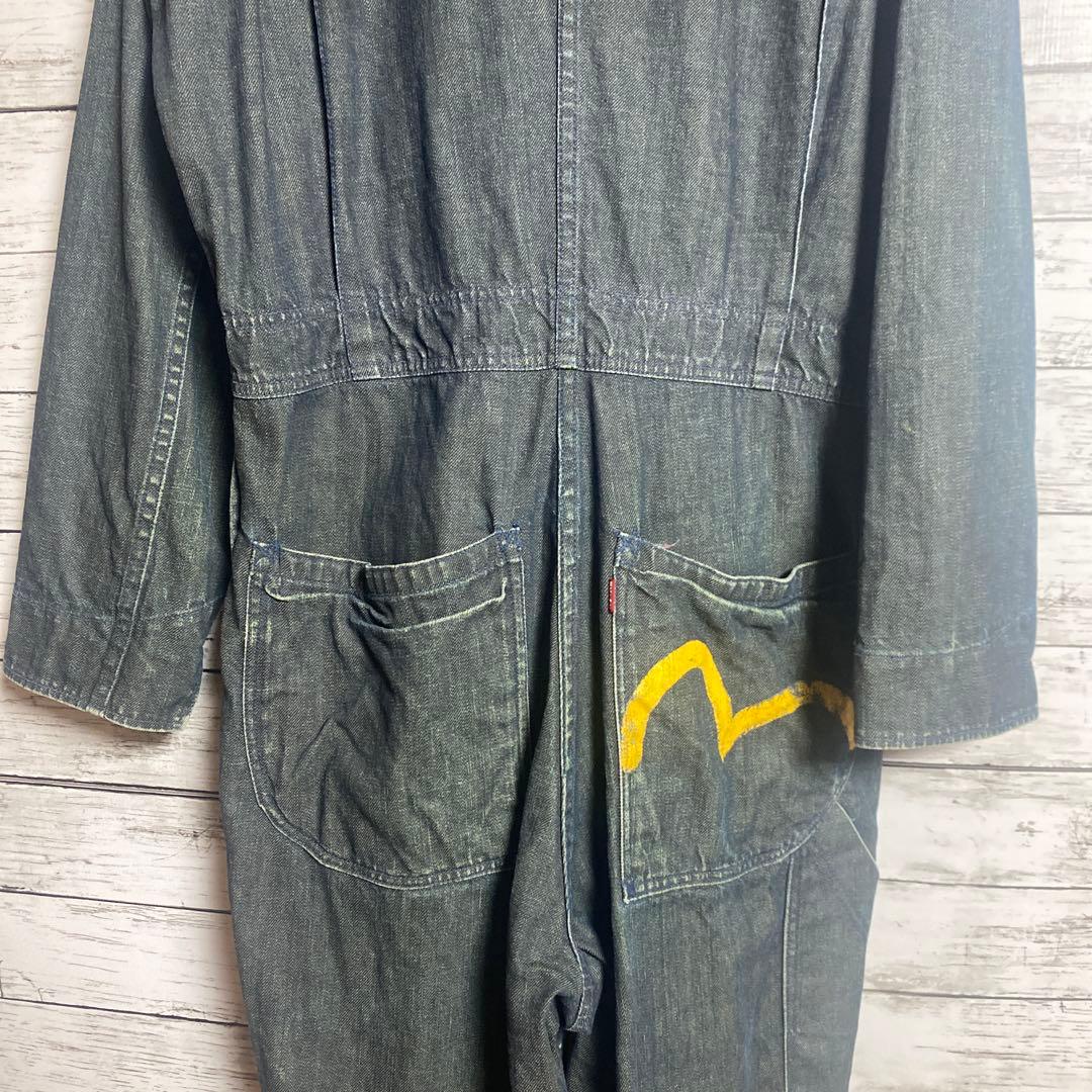 新恵美寿神頭　エヴィス　エビス　つなぎ　オーバオール　デニム　アメカジ