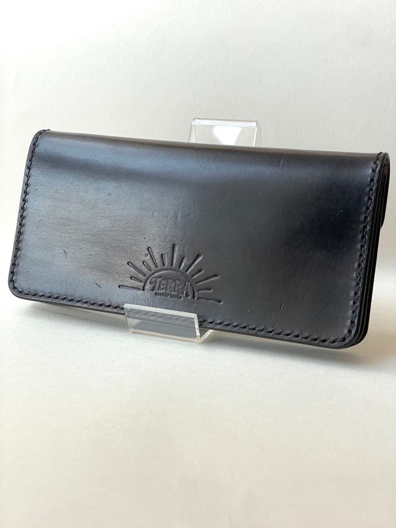 ロングトラッカーウォレット｜三層タイプ｜本革（牛革）ヌメ革 ×手縫い ×真鍮金具