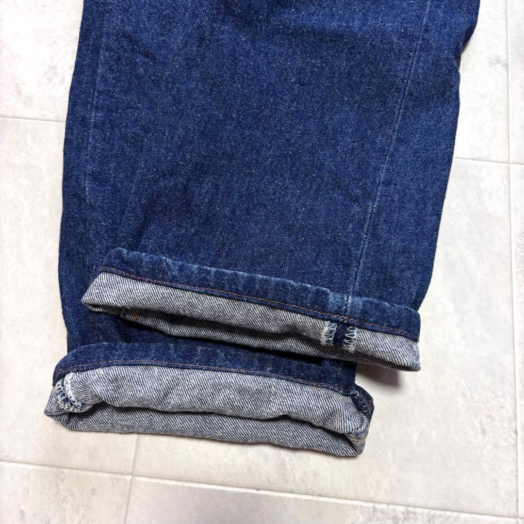 【80s】濃紺 リーバイス 501 ハチマル ナイロンフットボタン USA製