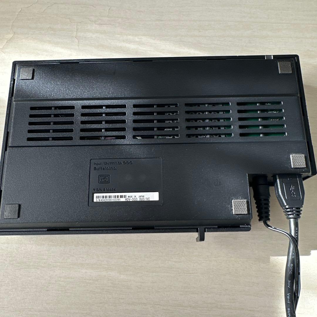 BUFFALO HDV-SQ3.0U3/VC USB3.1(Gen1) 外付HD