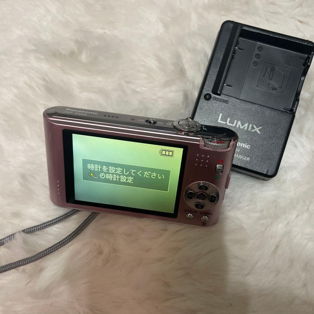 LUMIX DMC-FX66 デジカメ ピンク　パナソニック