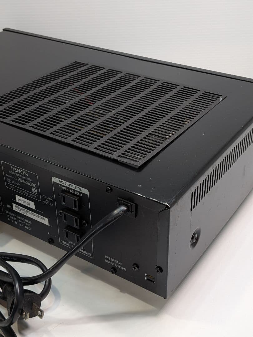 DENON プリメインアンプ PMA-390RE 2015年製