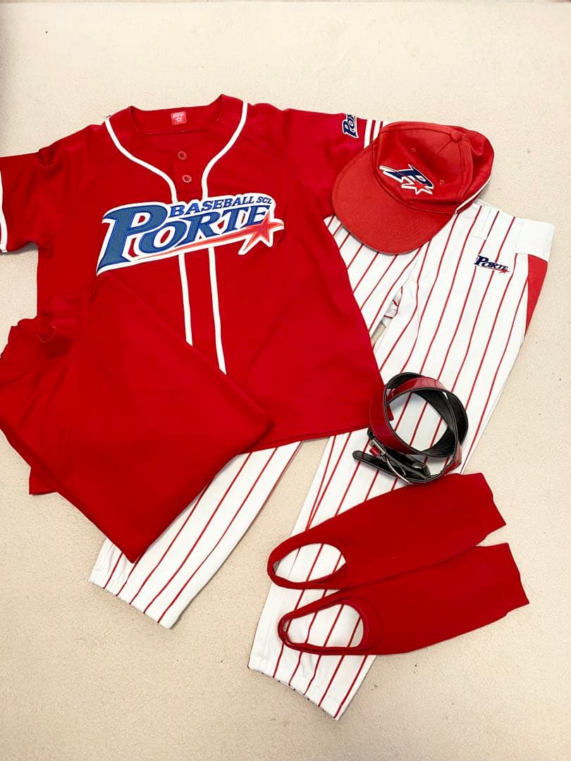 BASEBALL PORTES ユニフォームセット 160