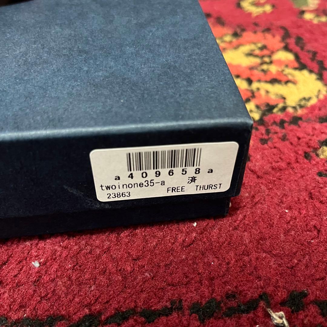 アルバートサーストン サスペンダー ネイビー  THURSTON