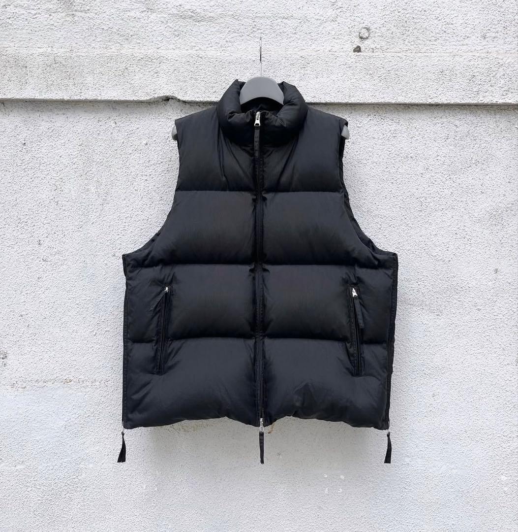 FEAT ダウンベスト ブラック サイズ2 BIRD 黒 定価¥36,300