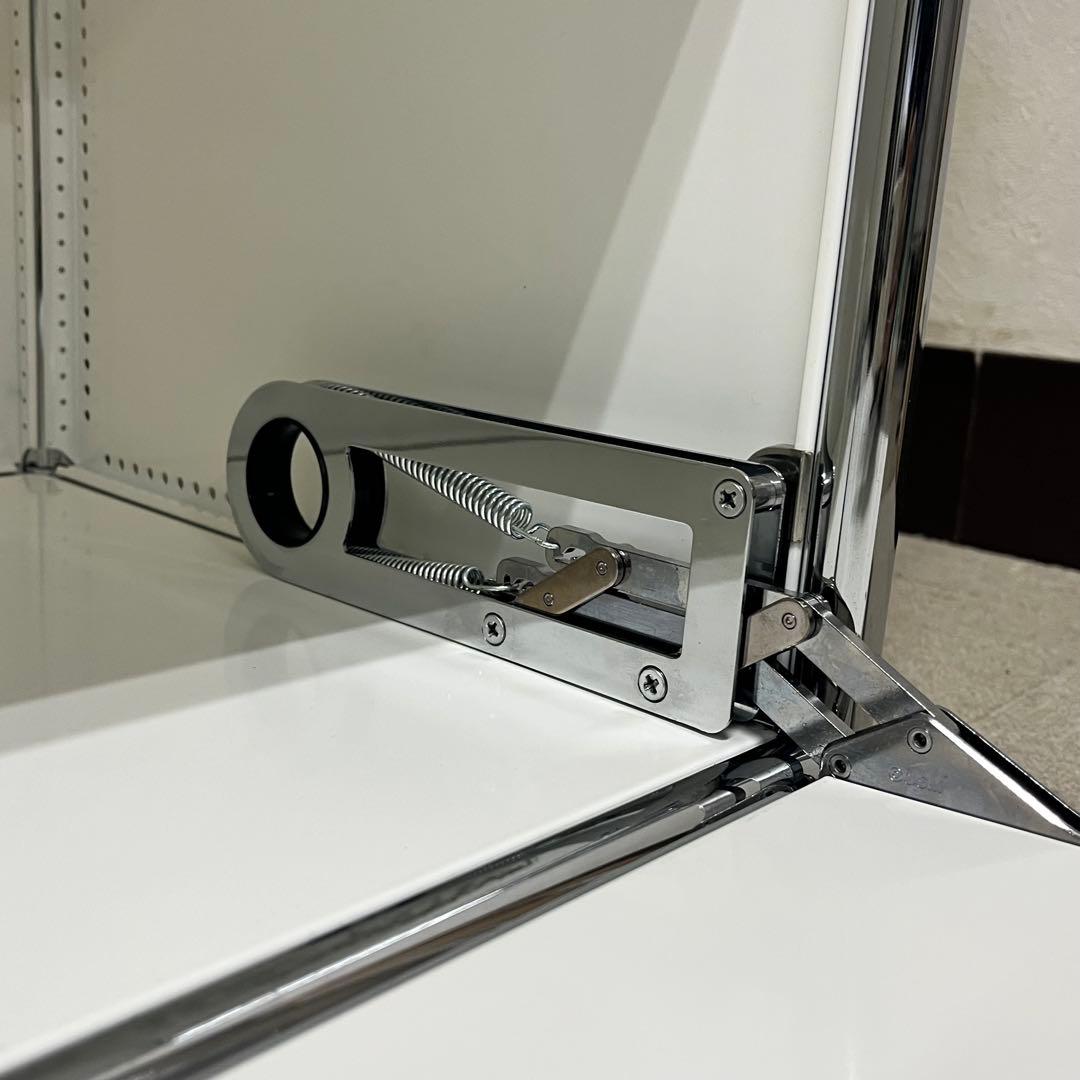 ★sora★USMハラー １列２段 鍵付キャビOP/DD 色：白