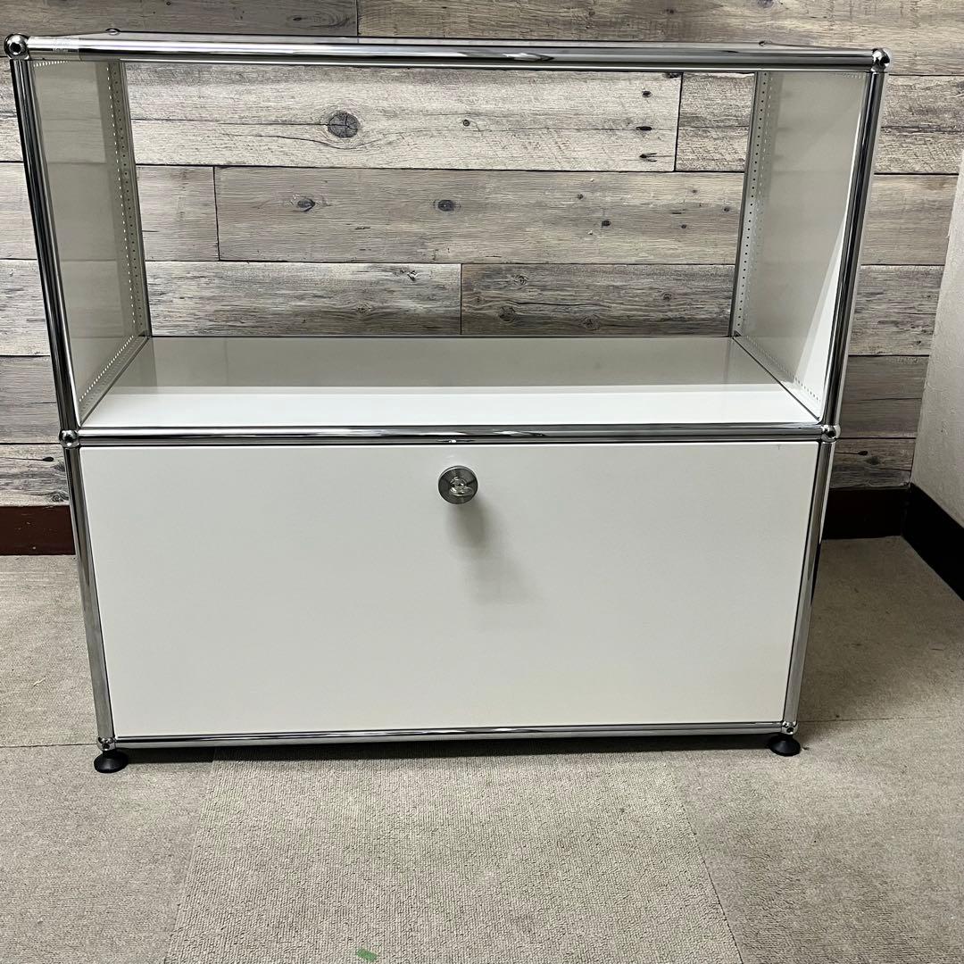 ★sora★USMハラー １列２段 鍵付キャビOP/DD 色：白