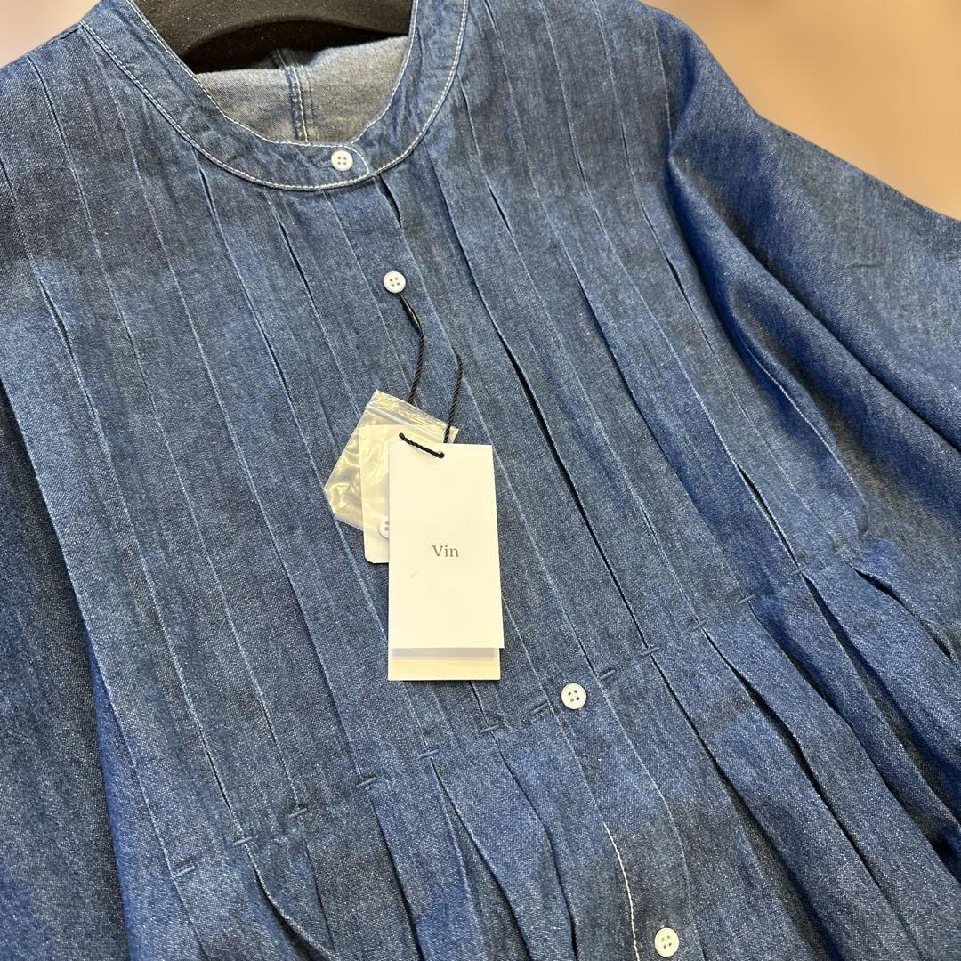 新品　ヤマダヤ　スコットクラブ購入　vin デニム　ワンピース　ビッグシルエット