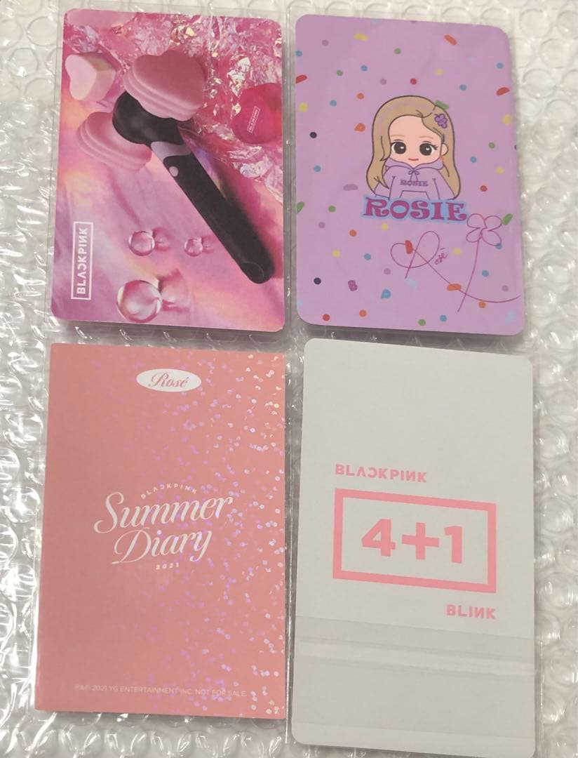 blackpink summer diary 4+1 POPUP ロゼ トレカ