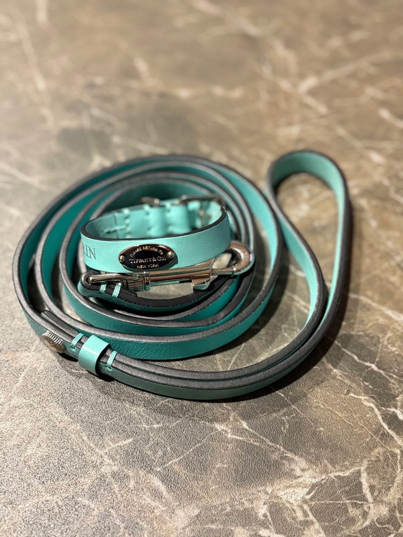 Tiffany & Co. ティファニー 首輪 カラー リード　セット　犬　XS