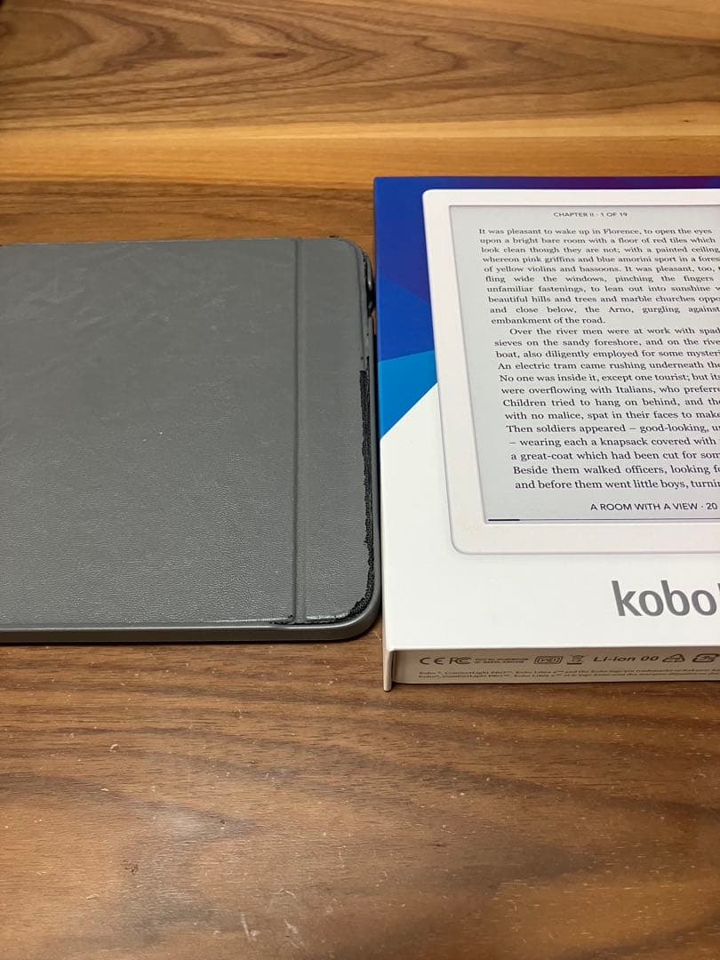 kobo libra 2 電子書籍リーダー 本体 ホワイト + グレーカバー