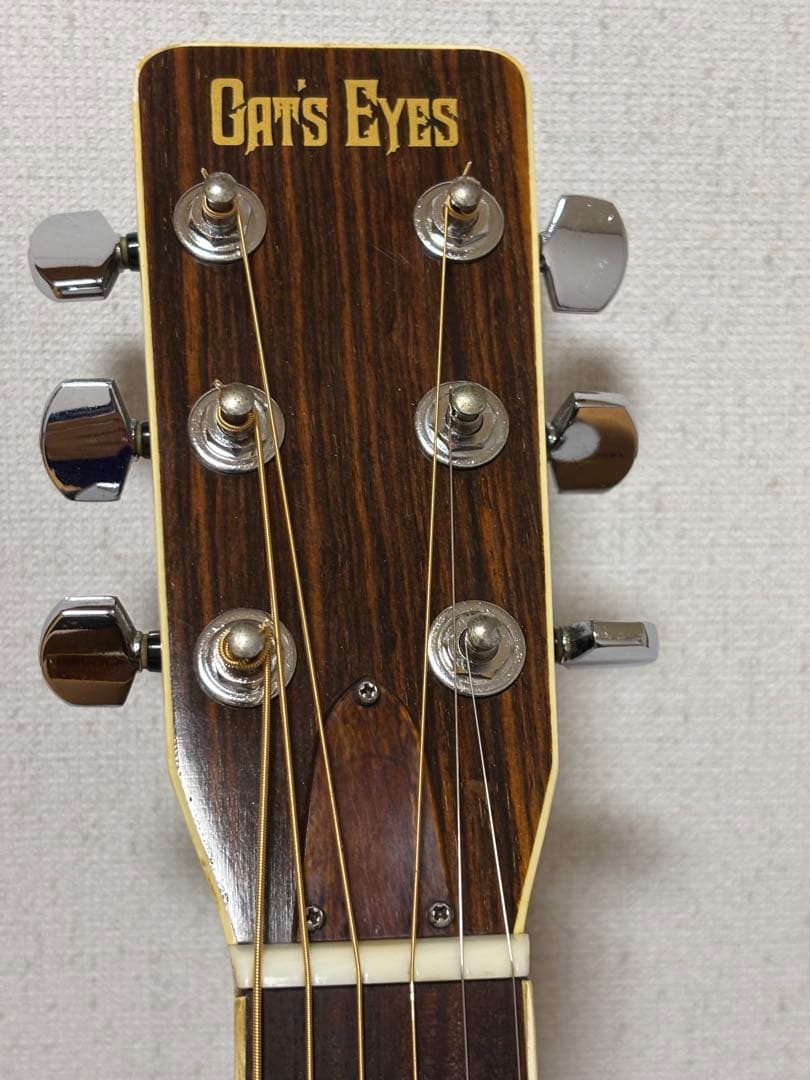 程度上々❗️レア‼️初期型　大文字ロゴCAT'S EYESアコギCE300調整済！