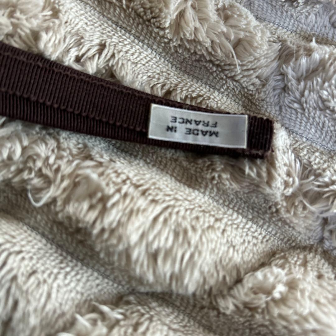 CELINE ブラウン ヘアバンド ゴールド装飾