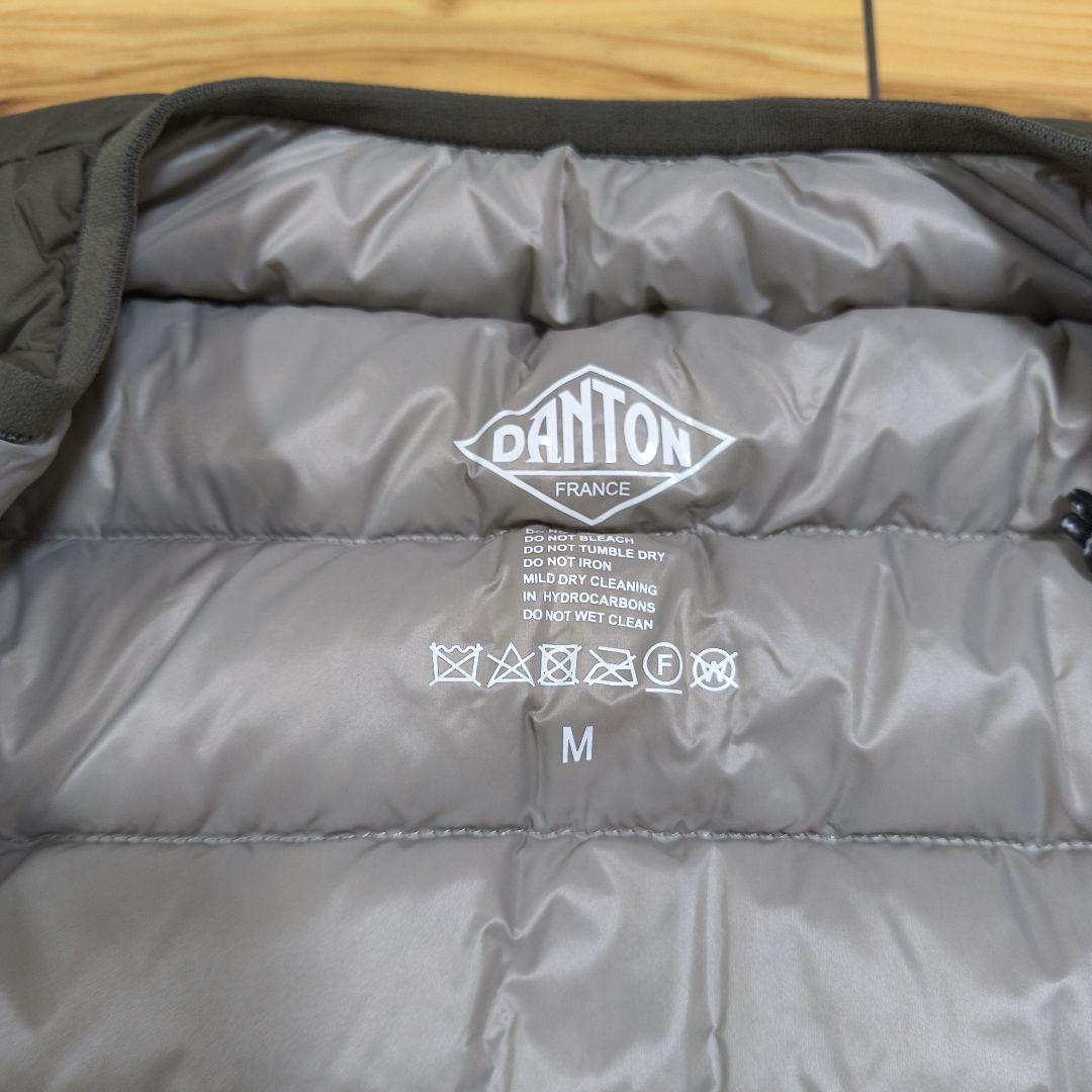 新品DANTON ダントン INNNER DOWN CREWNECK VEST