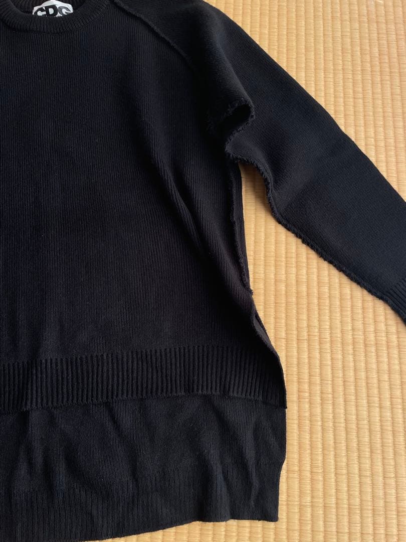 CDG OUTSIDE SEAM LONG BACK PULLOVER サイズL