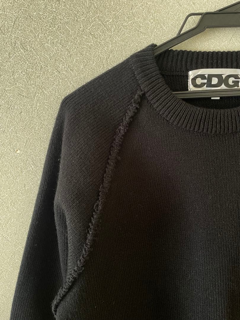 CDG OUTSIDE SEAM LONG BACK PULLOVER サイズL