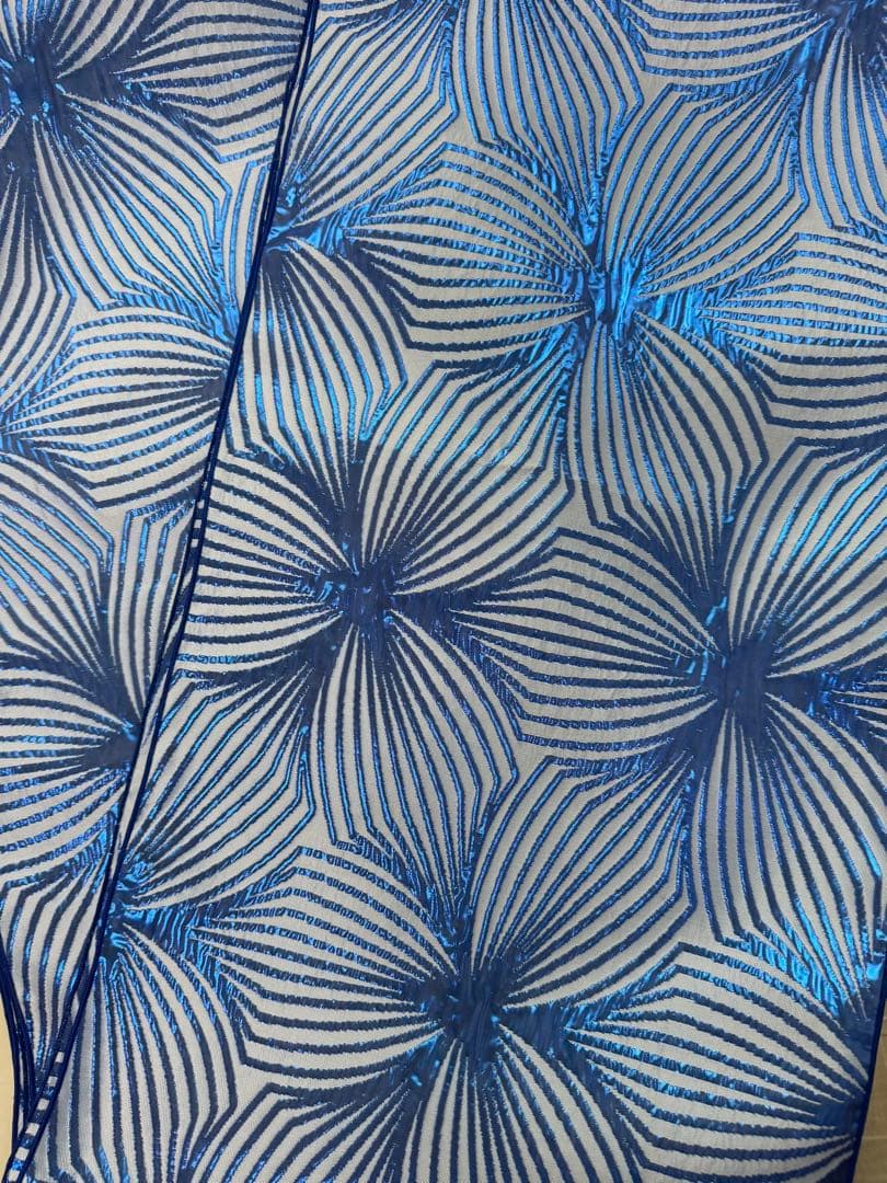 KIYO　大人兵児帯【水紋】　【スノーホワイトプラチナシルバー】のセット