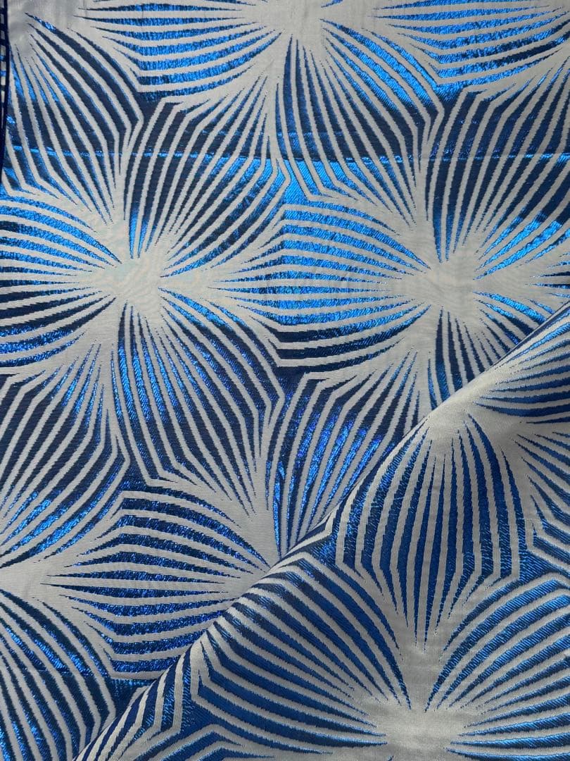 KIYO　大人兵児帯【水紋】　【スノーホワイトプラチナシルバー】のセット