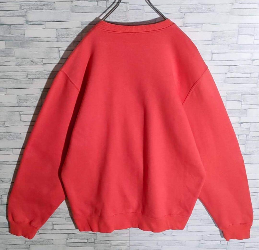 【入手困難】ステューシー ☆刺繍センターロゴ スウェット 立体ロゴ 超レアカラー