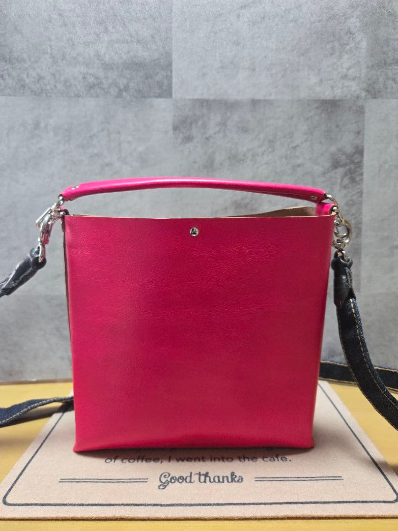 ロボホン２人用トートバッグ(白Xピンク)