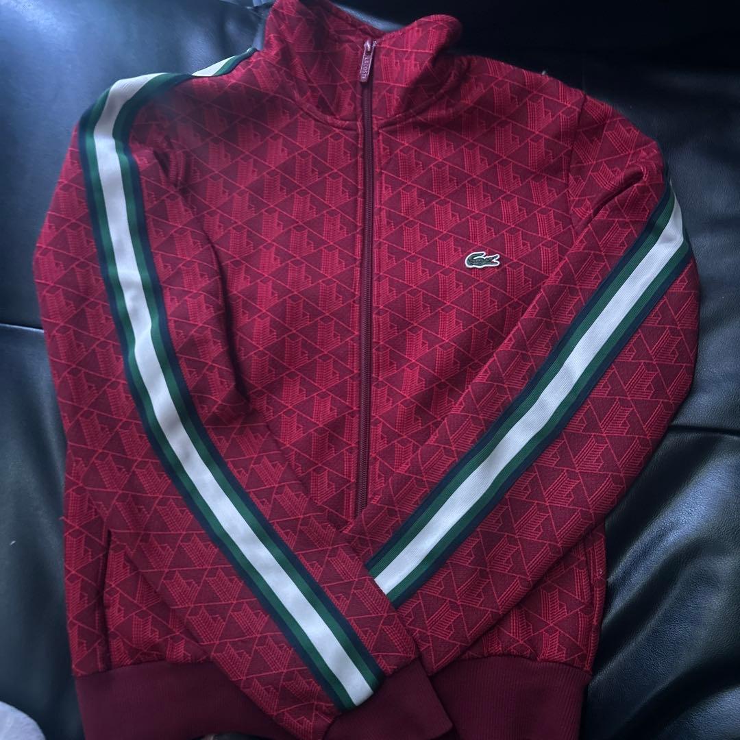 LACOSTE 赤 ジャージ US XS 値下げ交渉あり