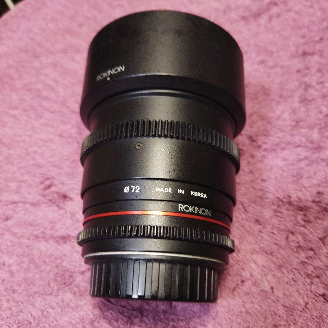 ROKINON キャノンマウント　85mm F1.4 cinema用